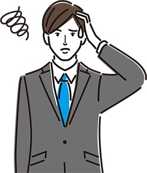 困っている人イラスト